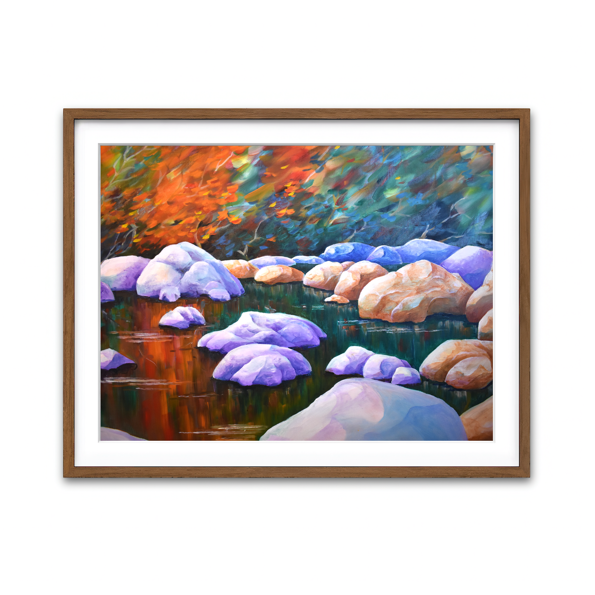 Framed Print 4x3 Walnut