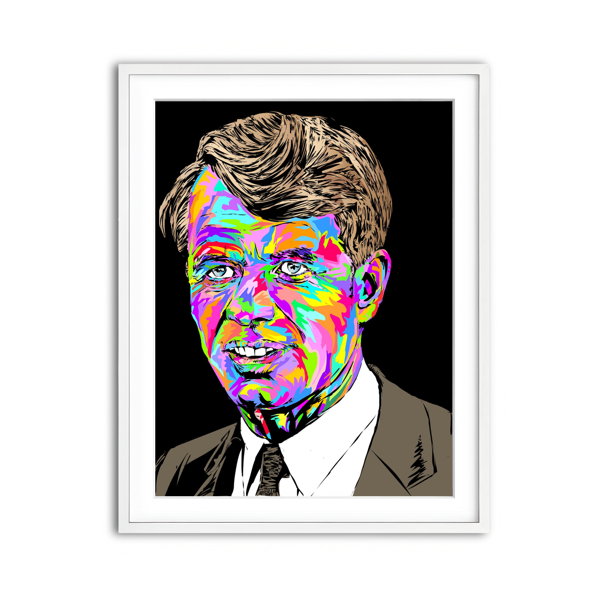 Framed Print 3x4 White