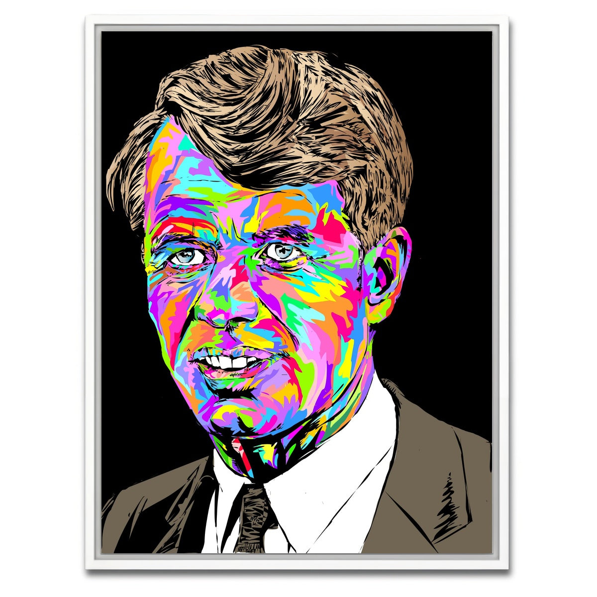 AUTO-MOCKUP WHITE | robert kennedy | 1 Piece | White Framed Canvas | group=3x4