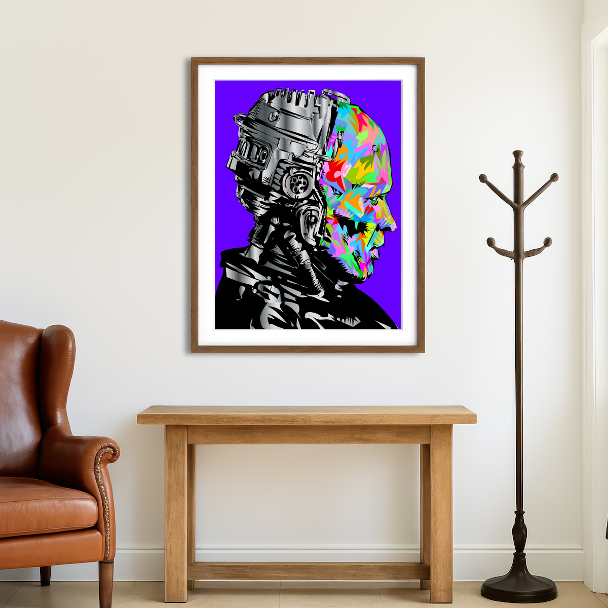 AUTO-MOCKUP ROOM | Robo Cop Color Wall Art