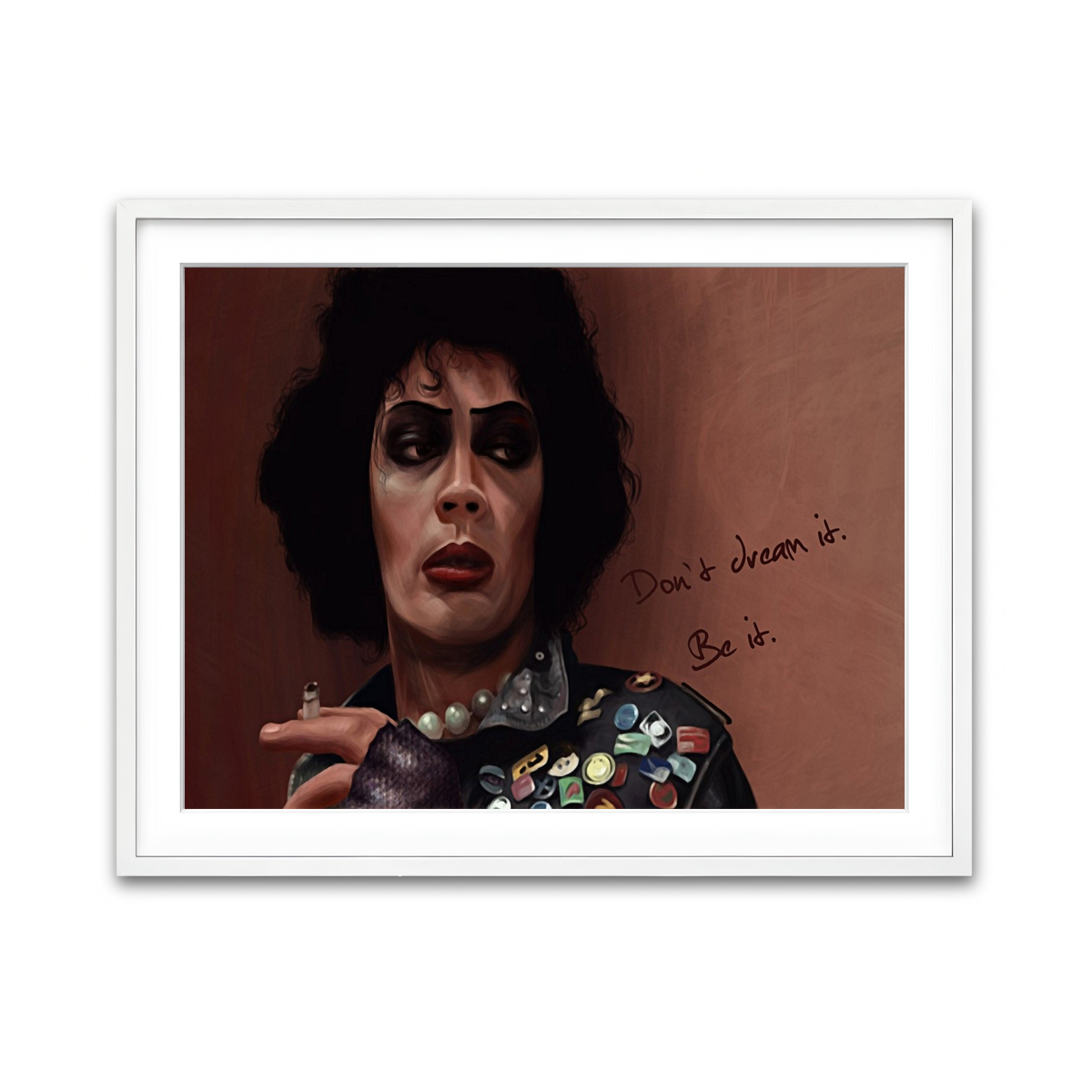 Framed Print 4x3 White