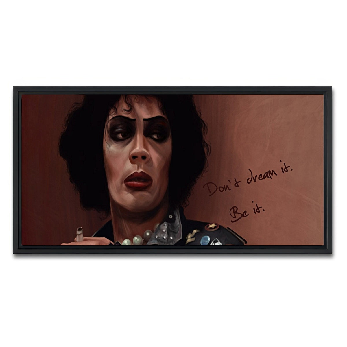 AUTO-MOCKUP WHITE | rocky horror | 1 Piece | Black Framed Canvas | group=2x1