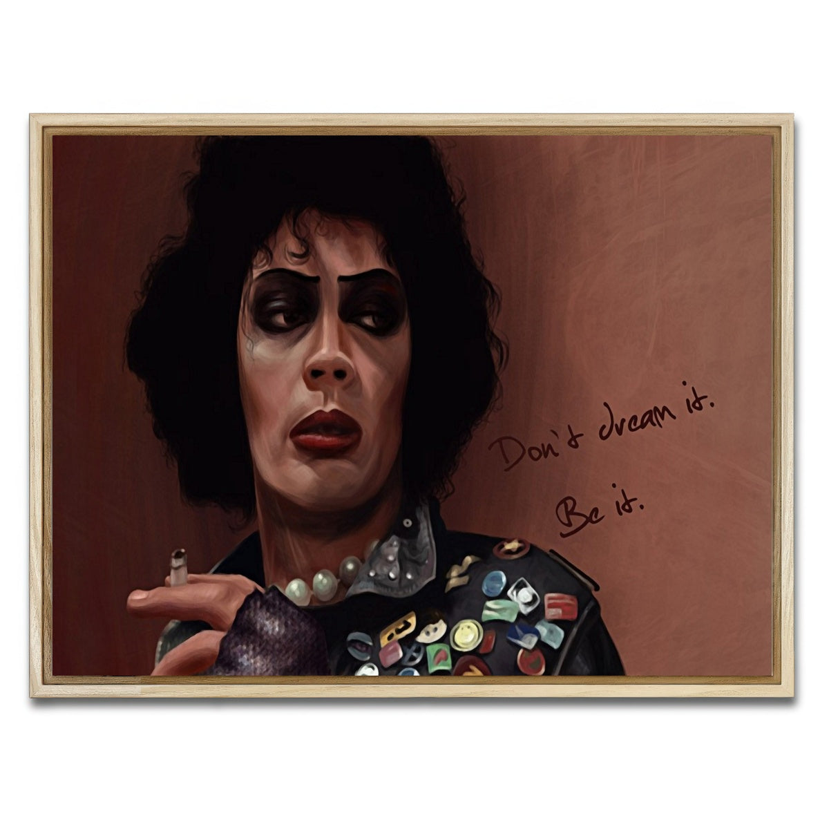 AUTO-MOCKUP WHITE | rocky horror | 1 Piece | Natural Framed Canvas | group=4x3