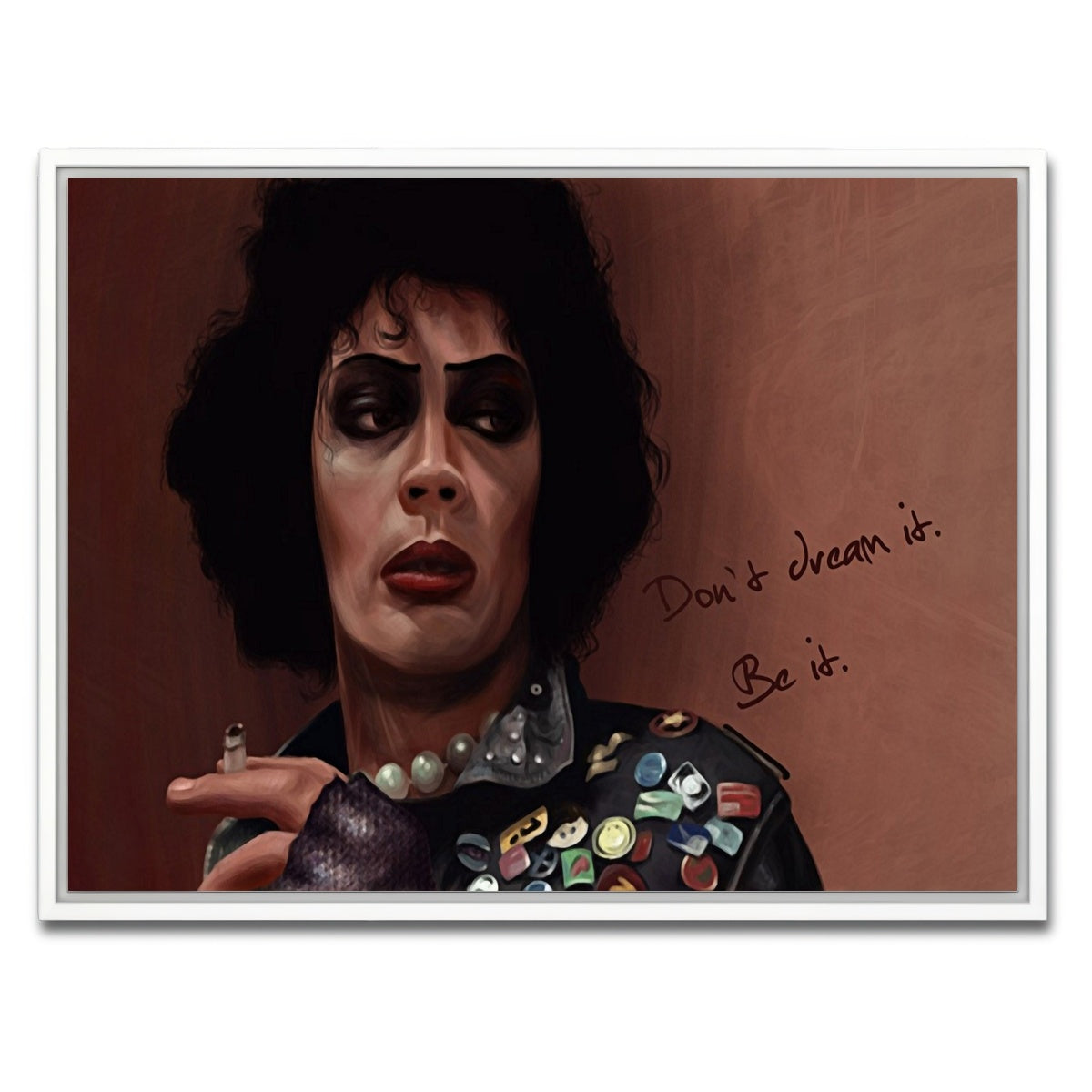 AUTO-MOCKUP WHITE | rocky horror | 1 Piece | White Framed Canvas | group=4x3