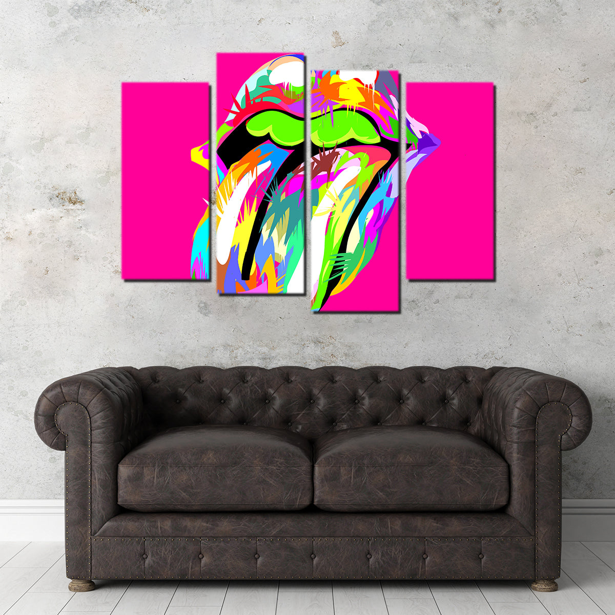 Rolling Mouth Swag Wall Art