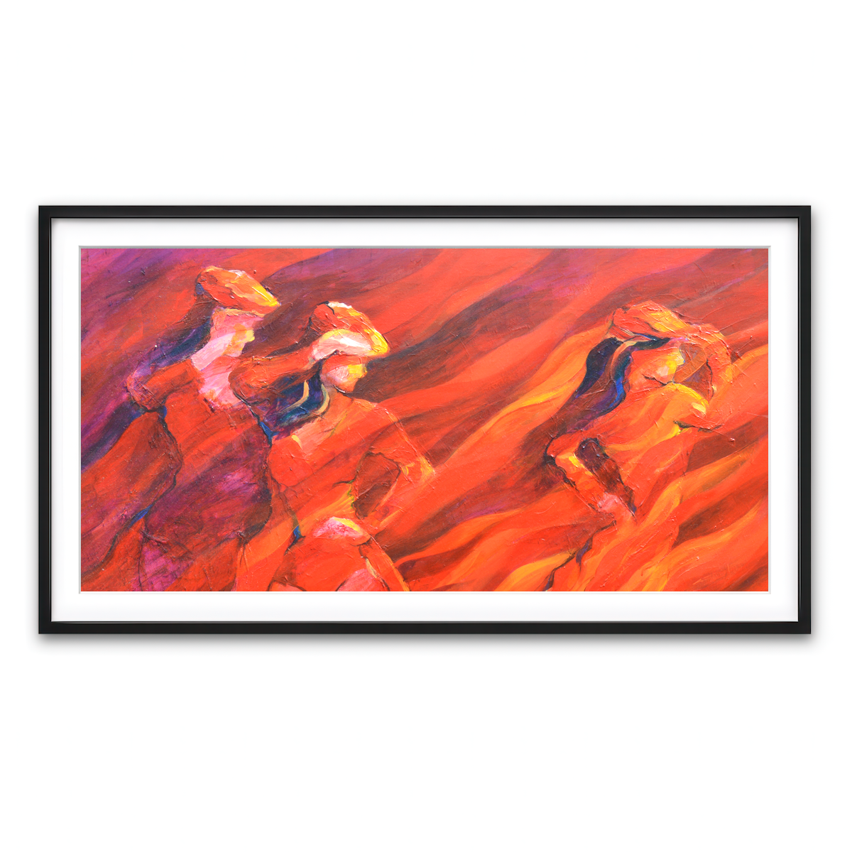 Framed Print 2x1 Black