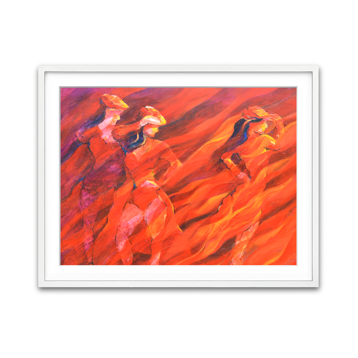 Framed Print 4x3 White