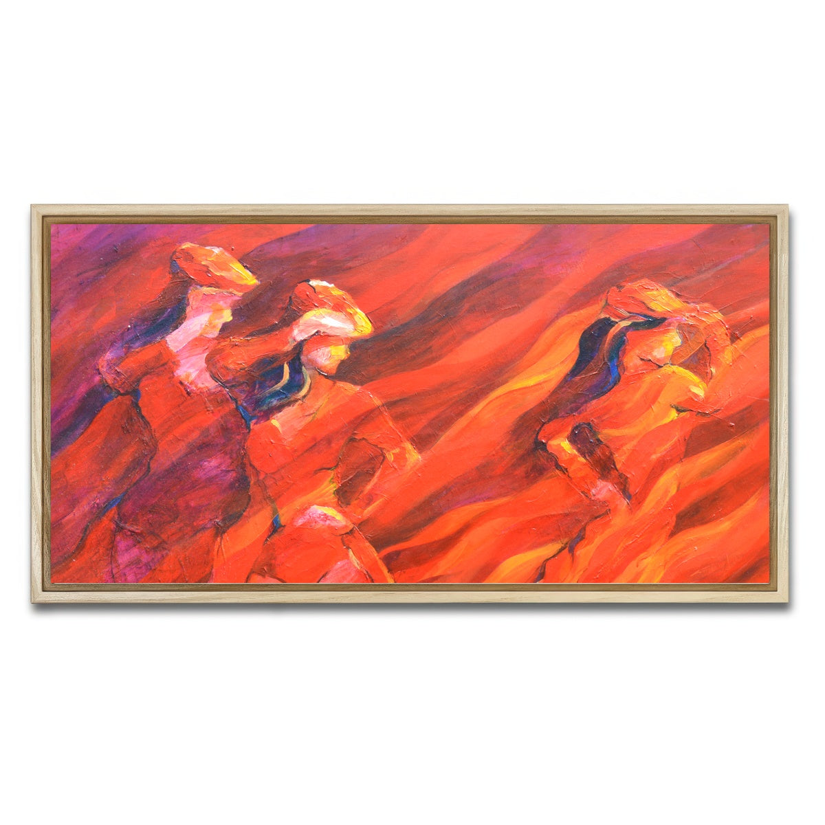 AUTO-MOCKUP WHITE | salsa over charcoal | 1 Piece | Natural Framed Canvas | group=2x1