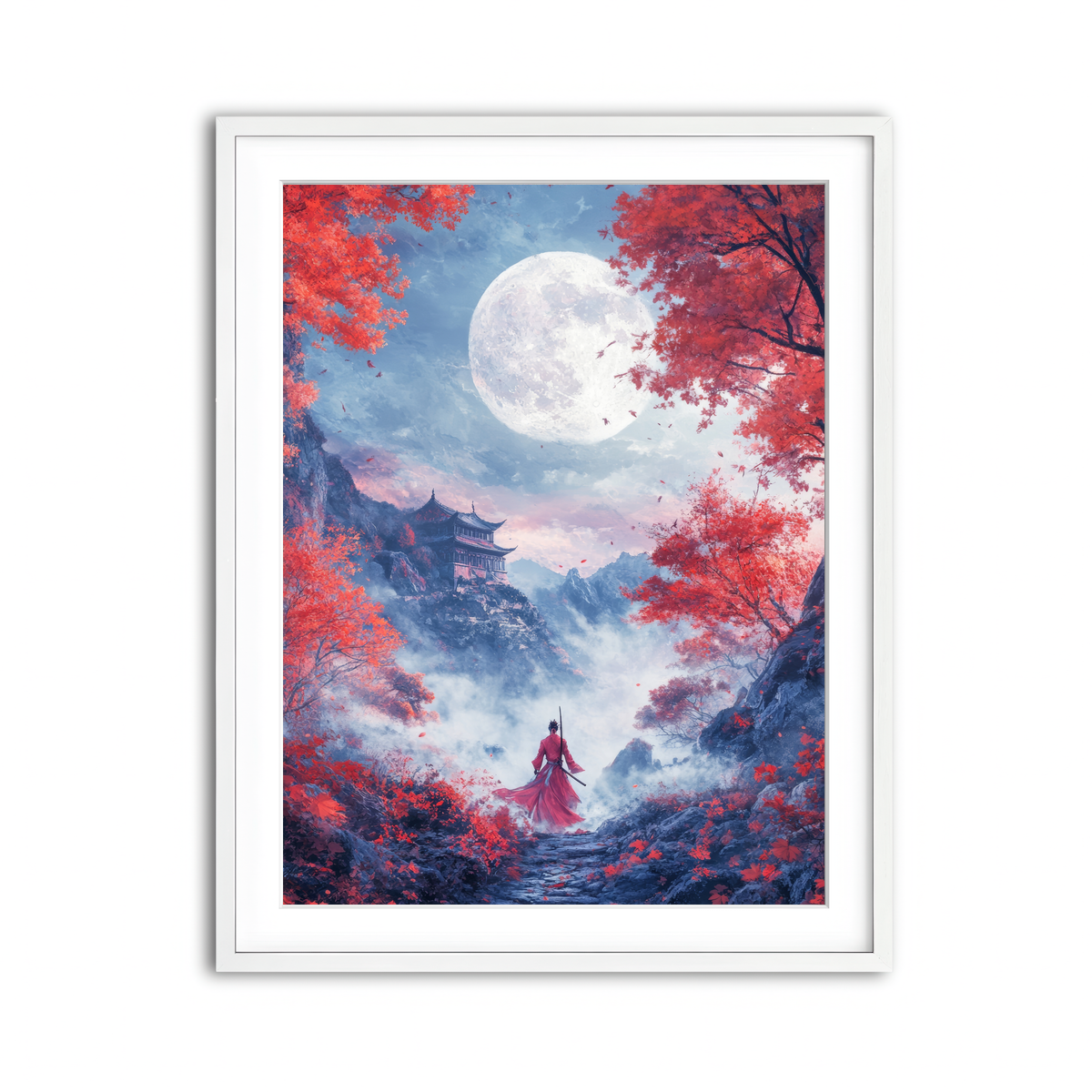 Framed Print 3x4 White