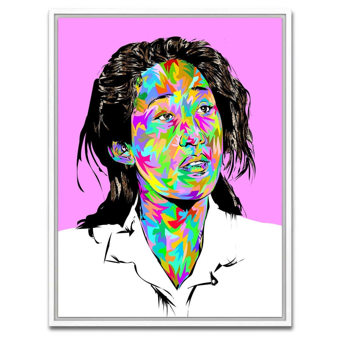 AUTO-MOCKUP WHITE | sandra oh | 1 Piece | White Framed Canvas | group=3x4