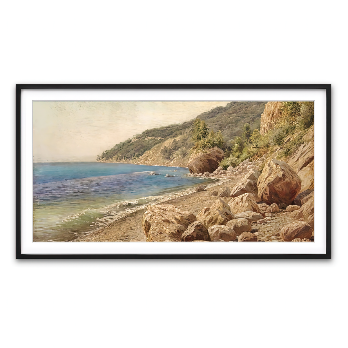 Framed Print 2x1 Black