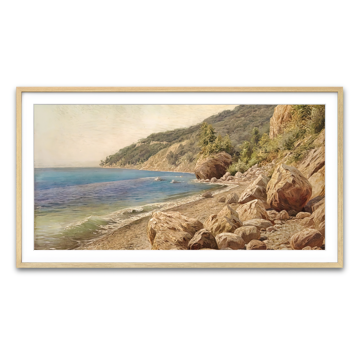 Framed Print 2x1 Natural