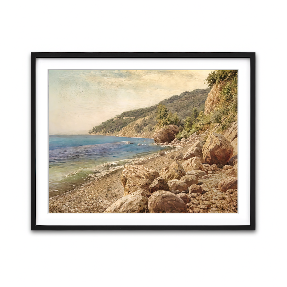 Framed Print 4x3 Black