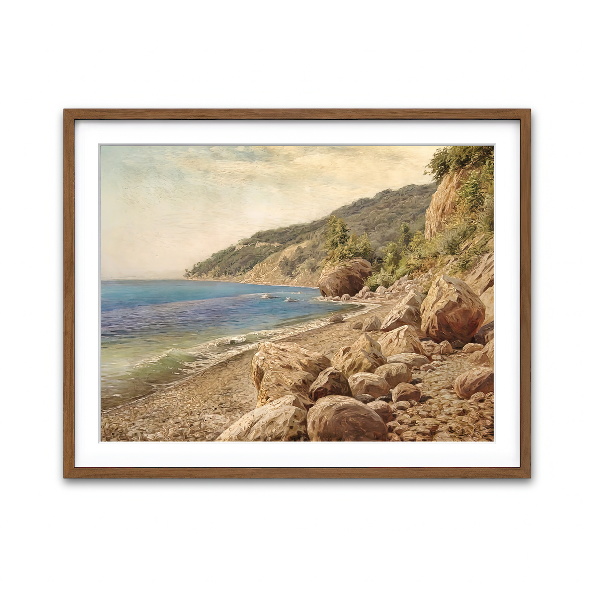 Framed Print 4x3 Walnut