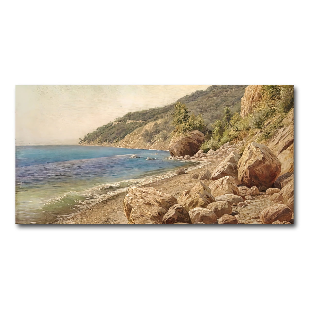 AUTO-MOCKUP WHITE | sandstone beach | 1 Piece | Gallery Wrap Canvas | group=2x1