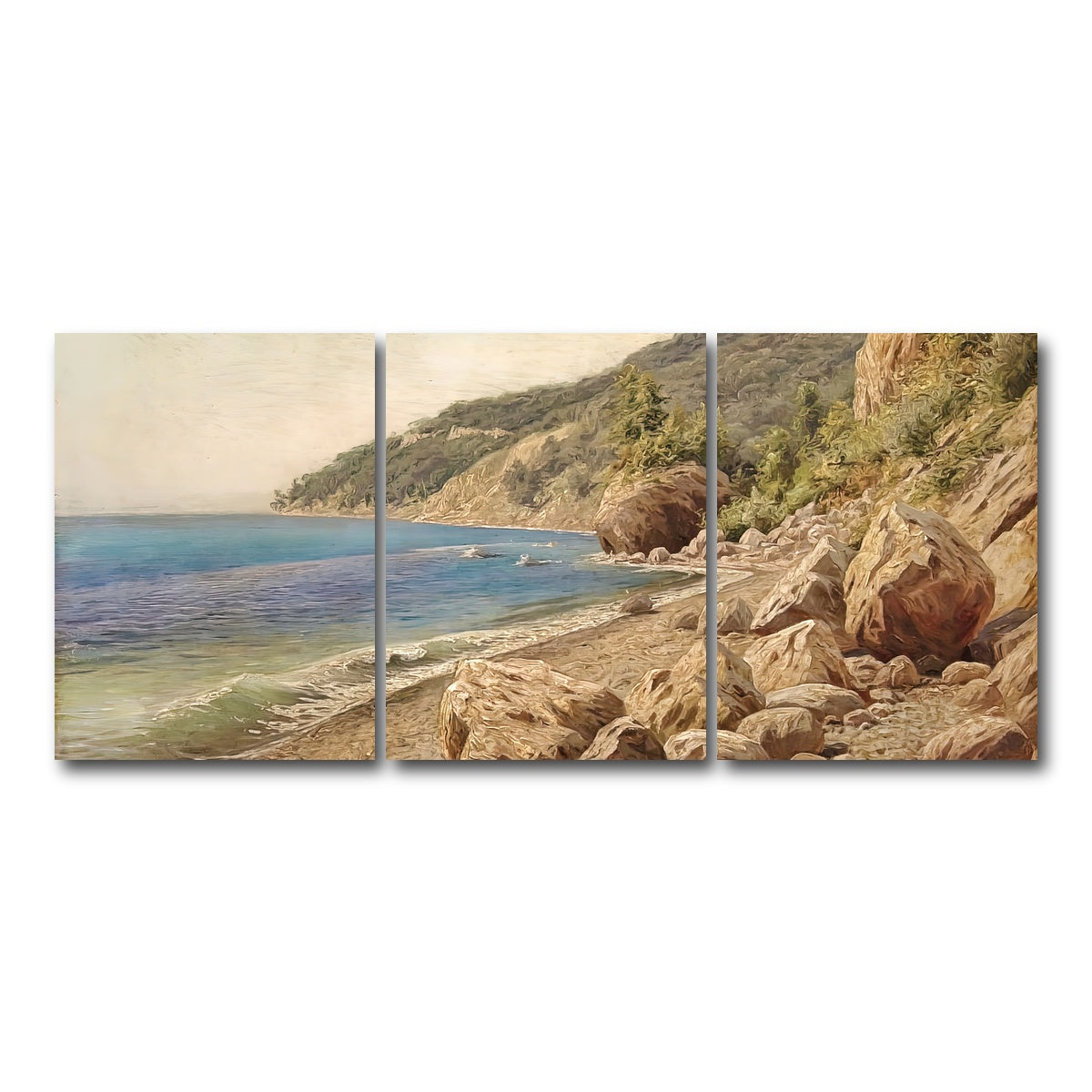 AUTO-MOCKUP WHITE | sandstone beach | 3 Piece | Gallery Wrap Canvas | group=18x24