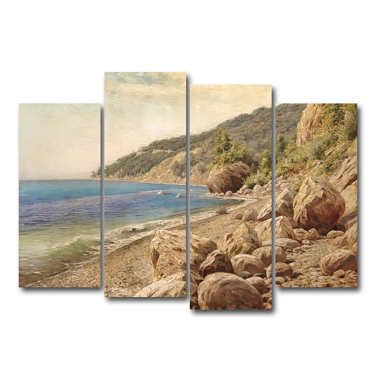 AUTO-MOCKUP WHITE | sandstone beach | 4 Piece | Gallery Wrap Canvas | group=4_normal