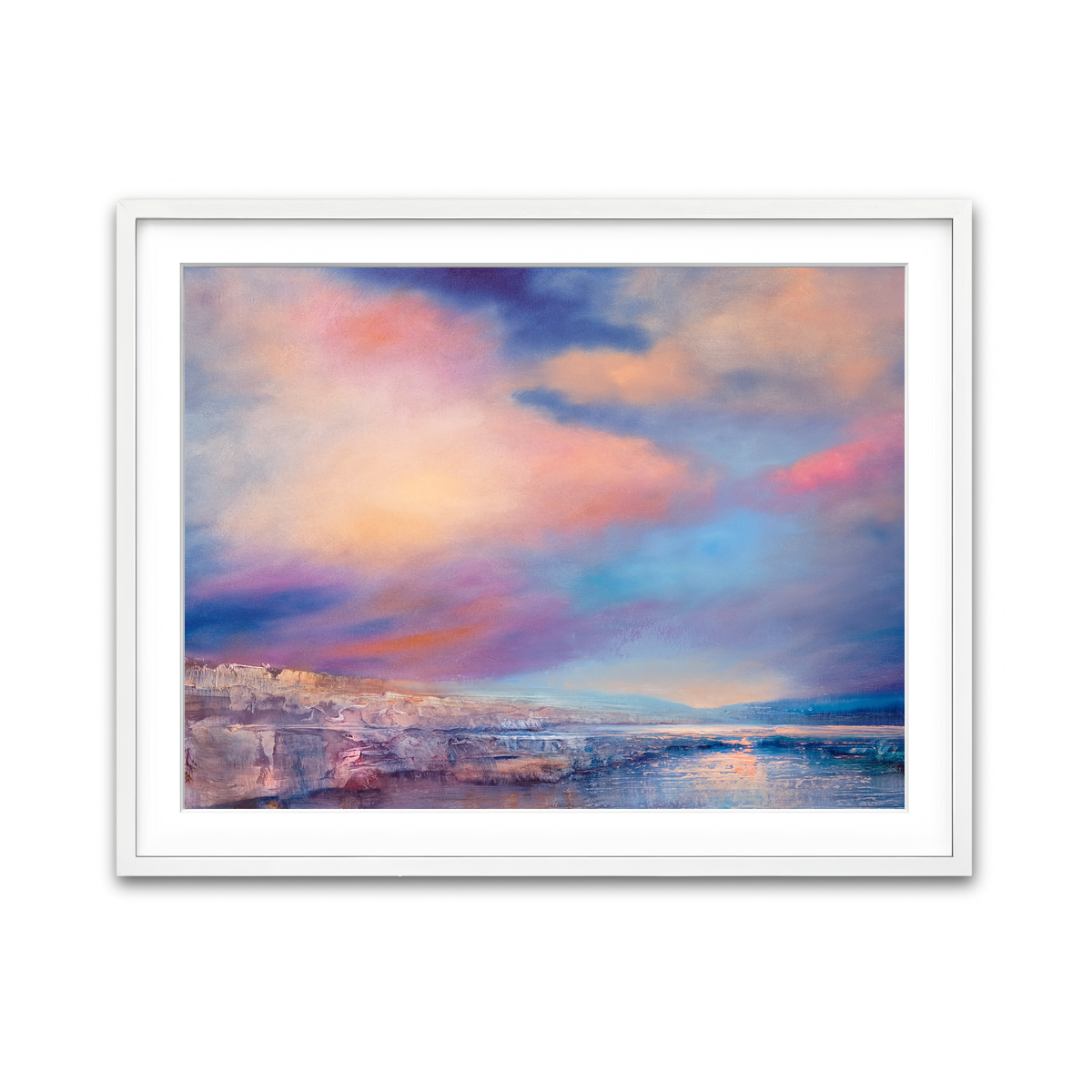 Framed Print 4x3 White