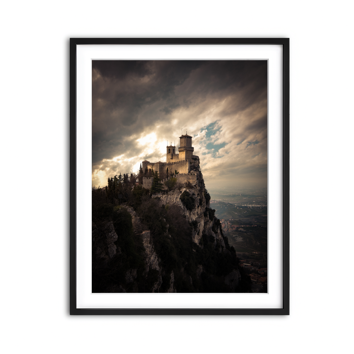 Framed Print 3x4 Black