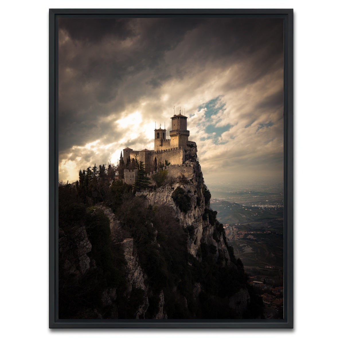 AUTO-MOCKUP WHITE | sanmarino | 1 Piece | Black Framed Canvas | group=3x4