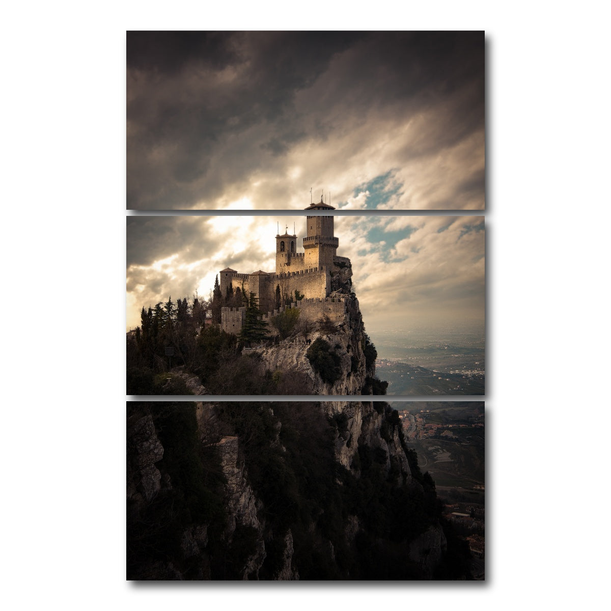 AUTO-MOCKUP WHITE | sanmarino | 3 Piece | Gallery Wrap Canvas | group=12x24_stacked