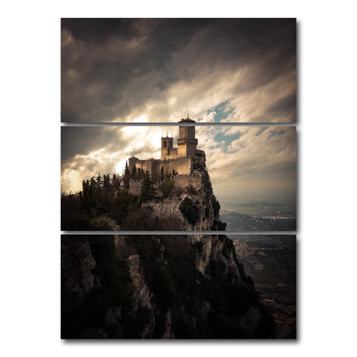 AUTO-MOCKUP WHITE | sanmarino | 3 Piece | Gallery Wrap Canvas | group=8x18_stacked
