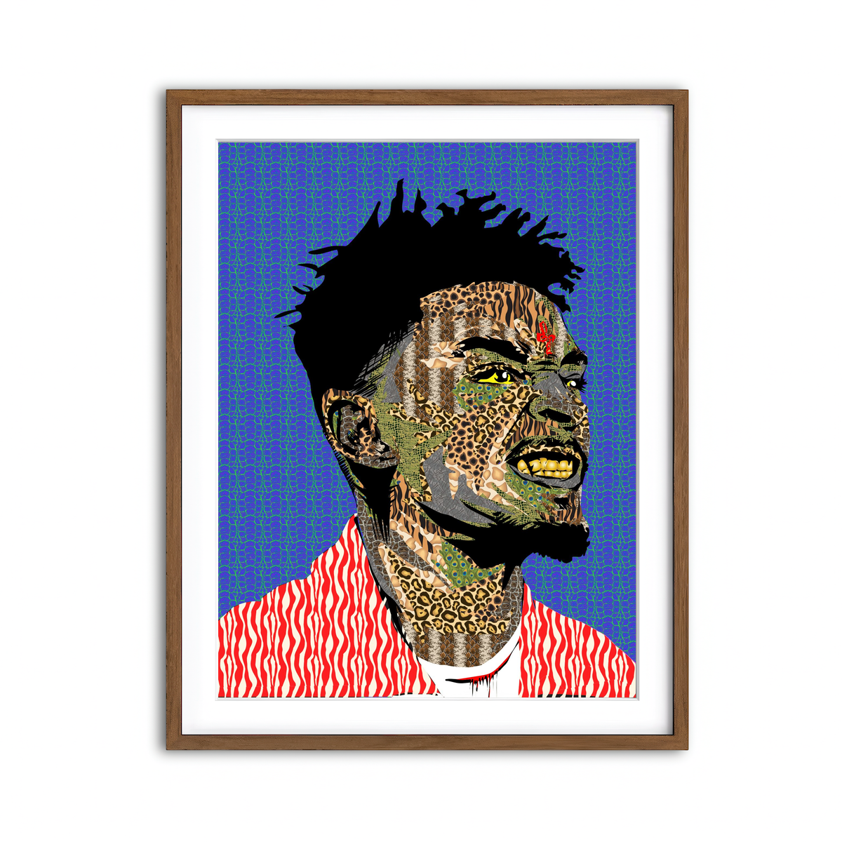 Framed Print 3x4 Walnut