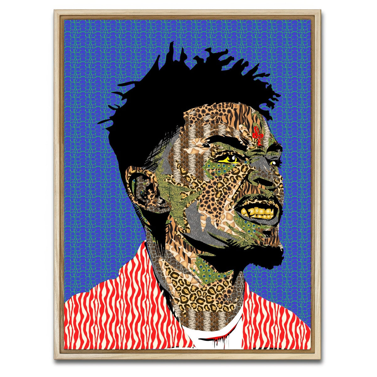 AUTO-MOCKUP WHITE | savage | 1 Piece | Natural Framed Canvas | group=3x4