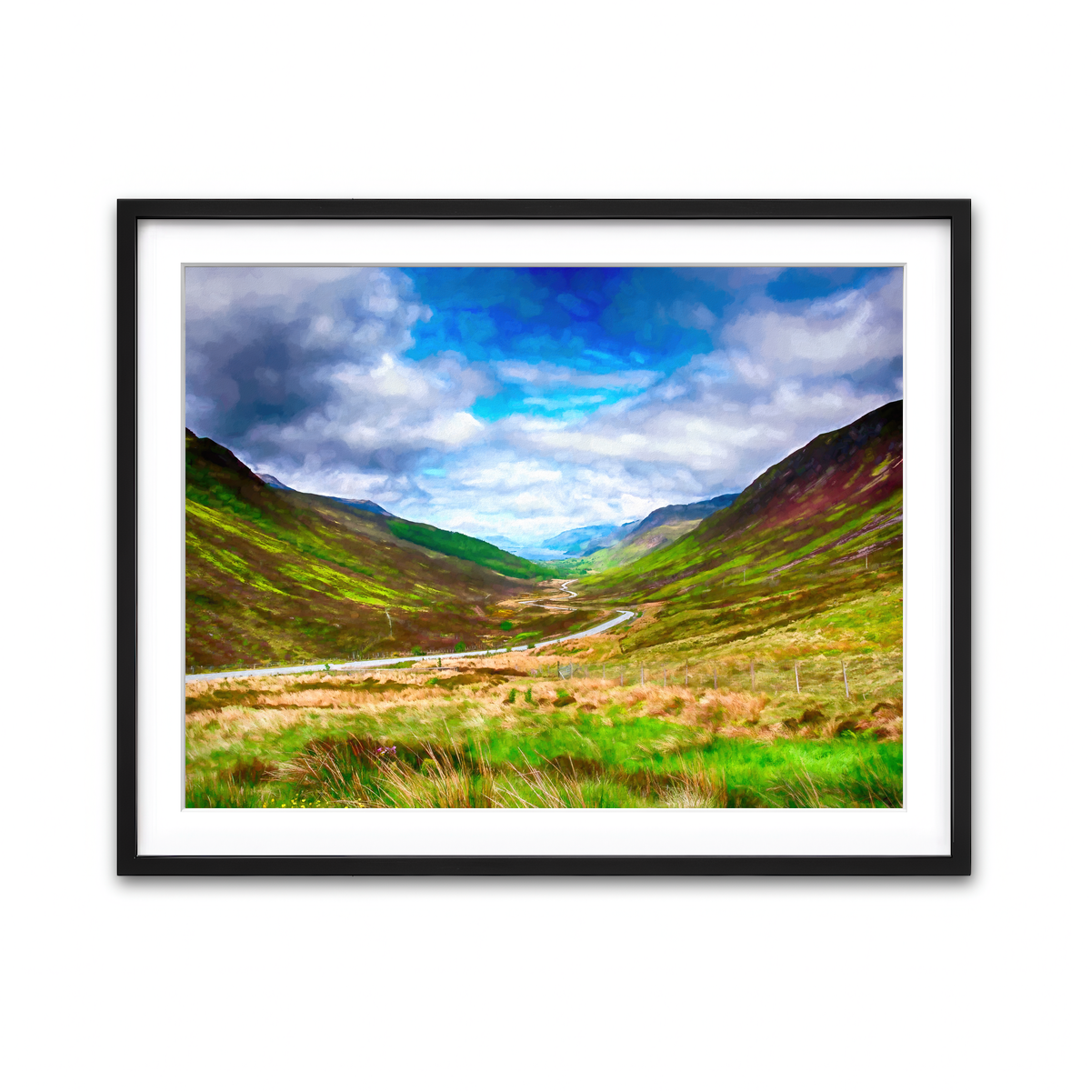 Framed Print 4x3 Black