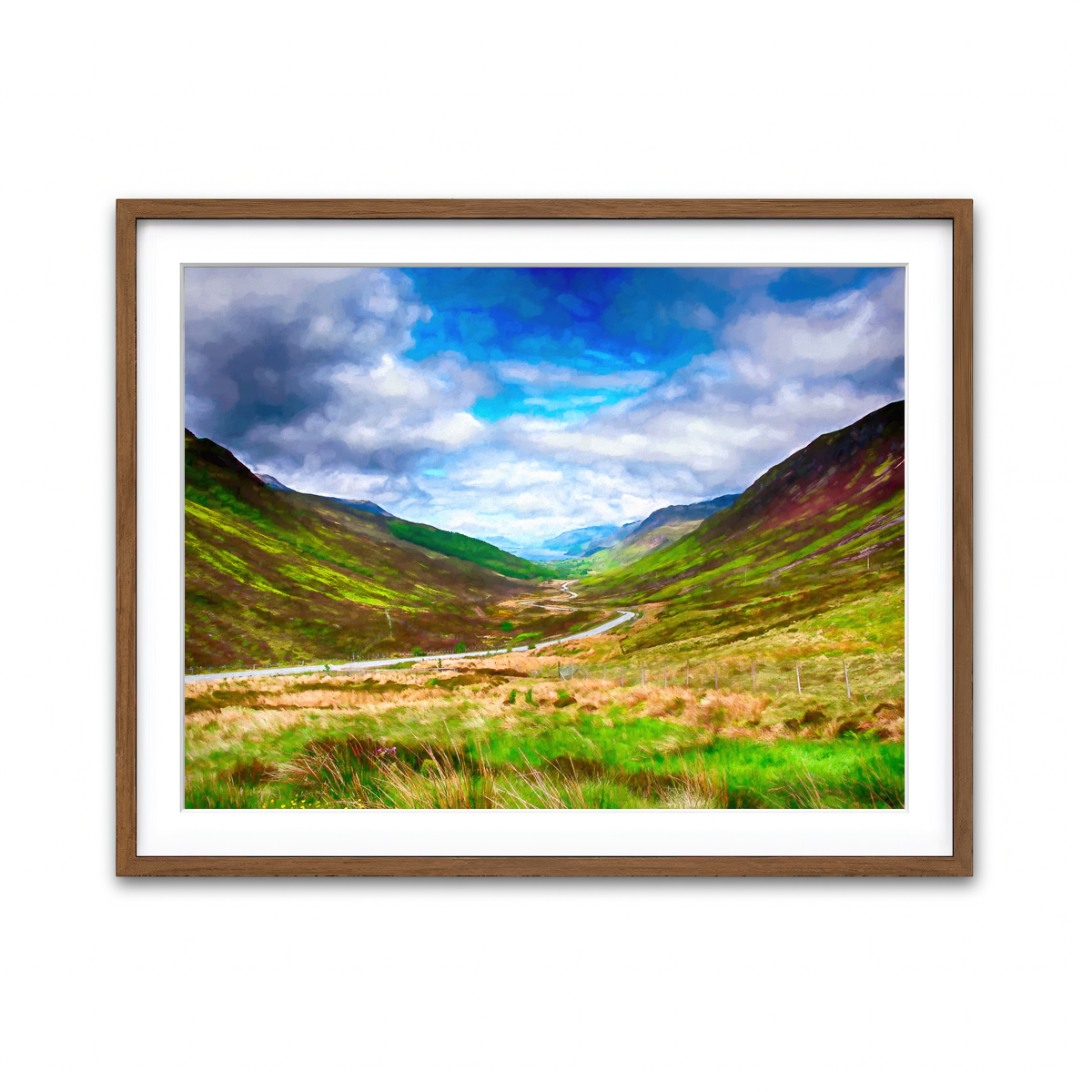 Framed Print 4x3 Walnut