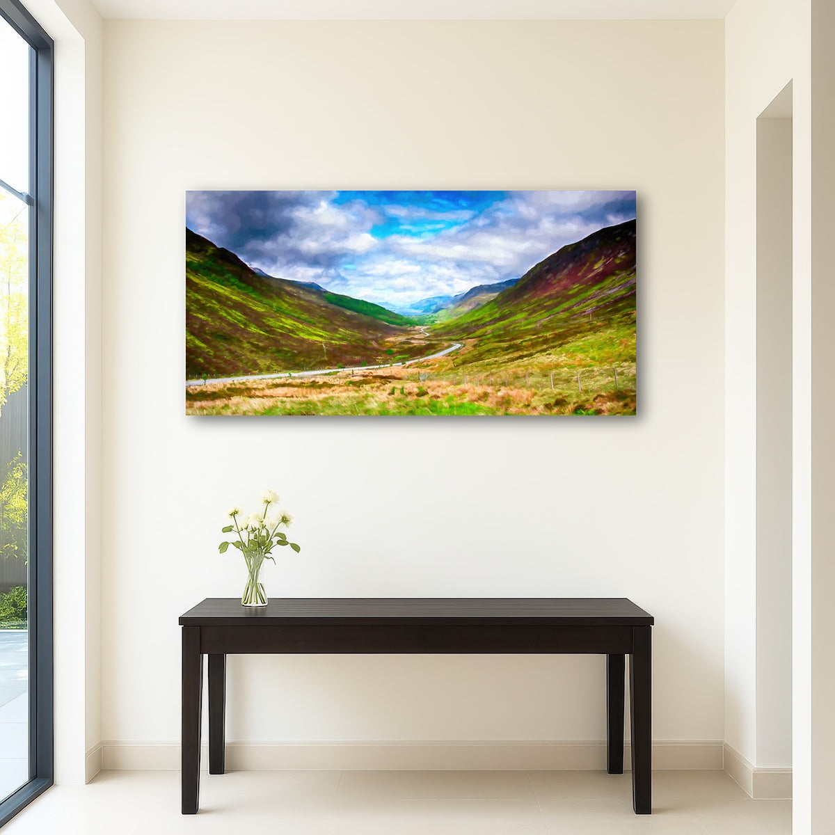 AUTO-MOCKUP ROOM | scottish highlands