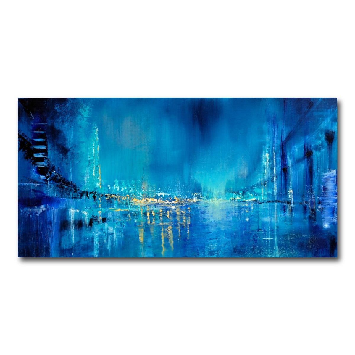 AUTO-MOCKUP WHITE | seagulls over the bridges | 1 Piece | Gallery Wrap Canvas | group=2x1