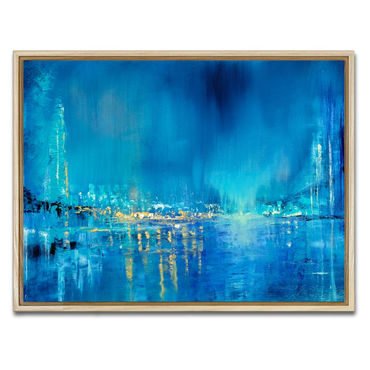 AUTO-MOCKUP WHITE | seagulls over the bridges | 1 Piece | Natural Framed Canvas | group=4x3