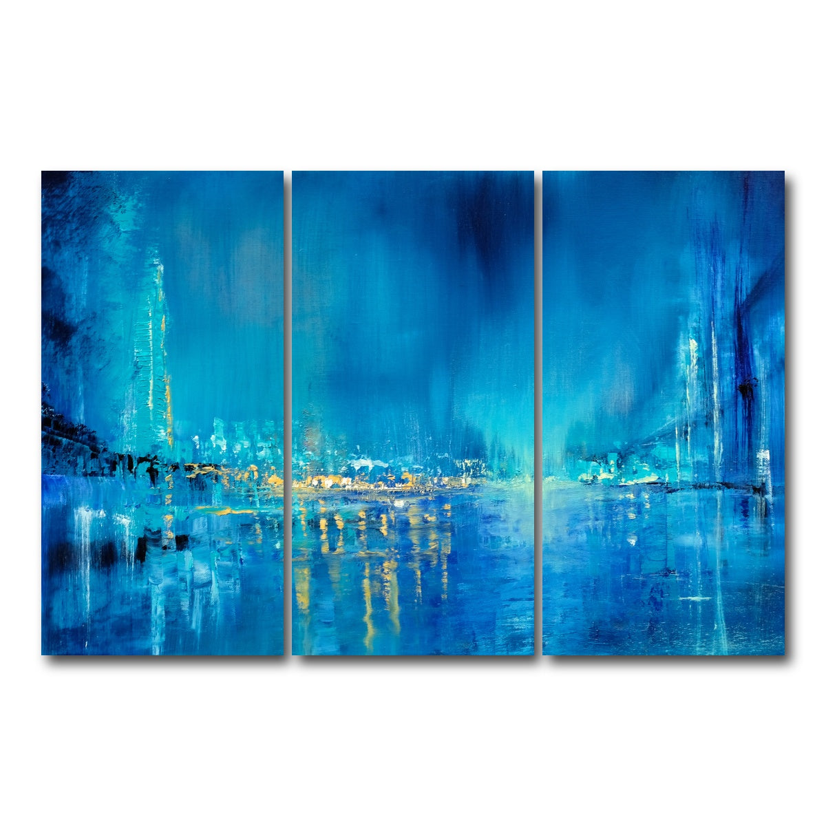 AUTO-MOCKUP WHITE | seagulls over the bridges | 3 Piece | Gallery Wrap Canvas | group=12x24