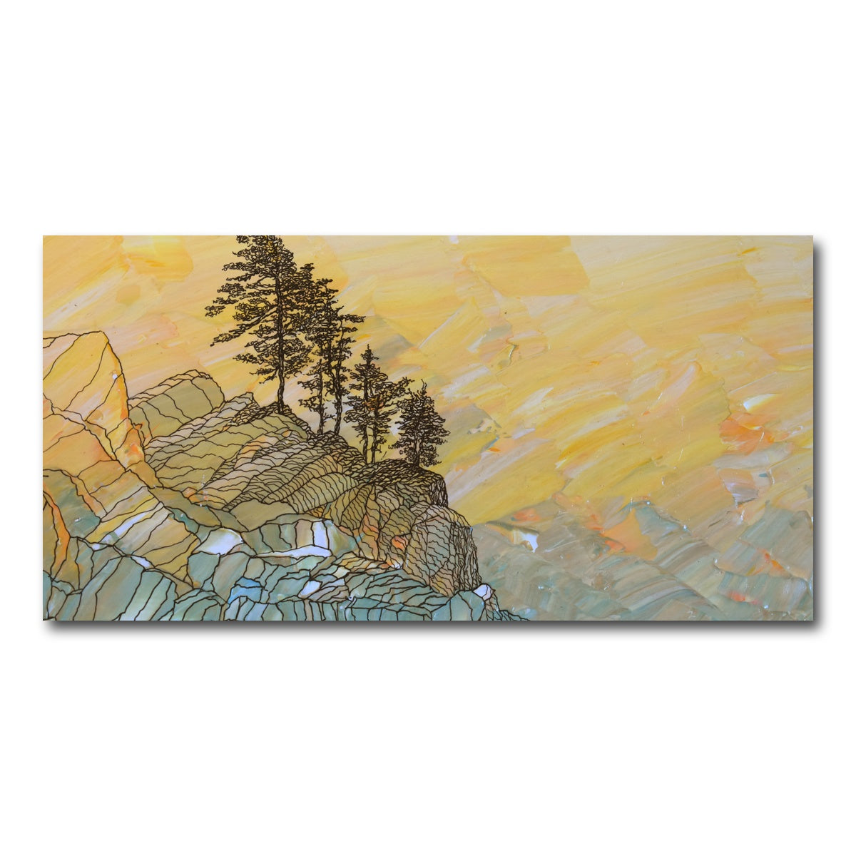 AUTO-MOCKUP WHITE | serene joy | 1 Piece | Gallery Wrap Canvas | group=2x1