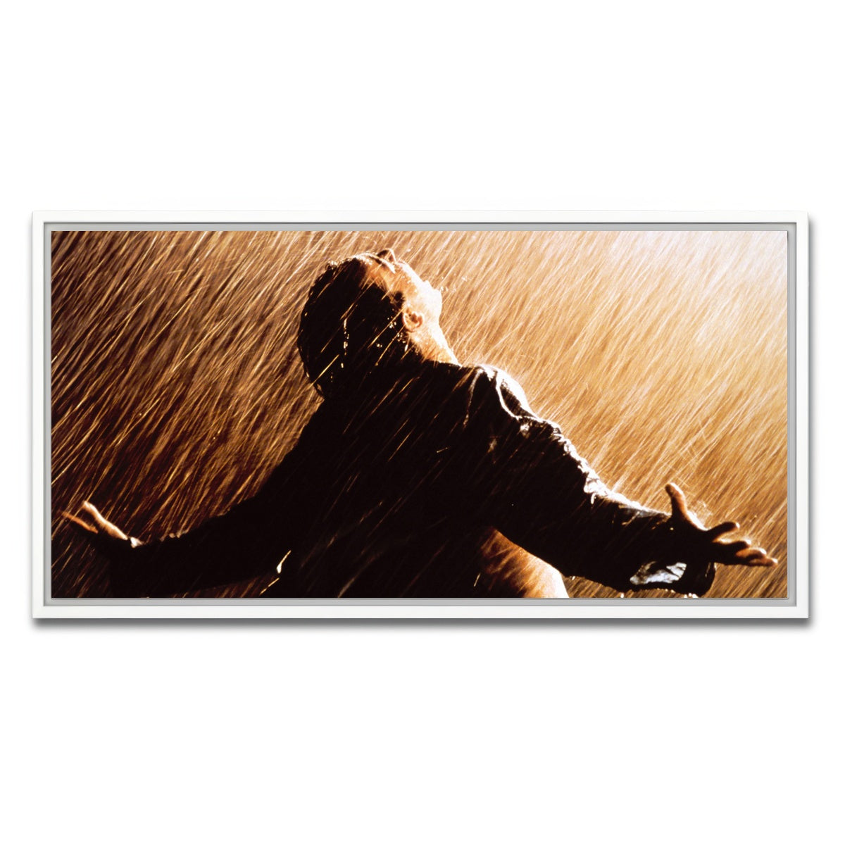AUTO-MOCKUP WHITE | shawshank redemption | 1 Piece | White Framed Canvas | group=2x1