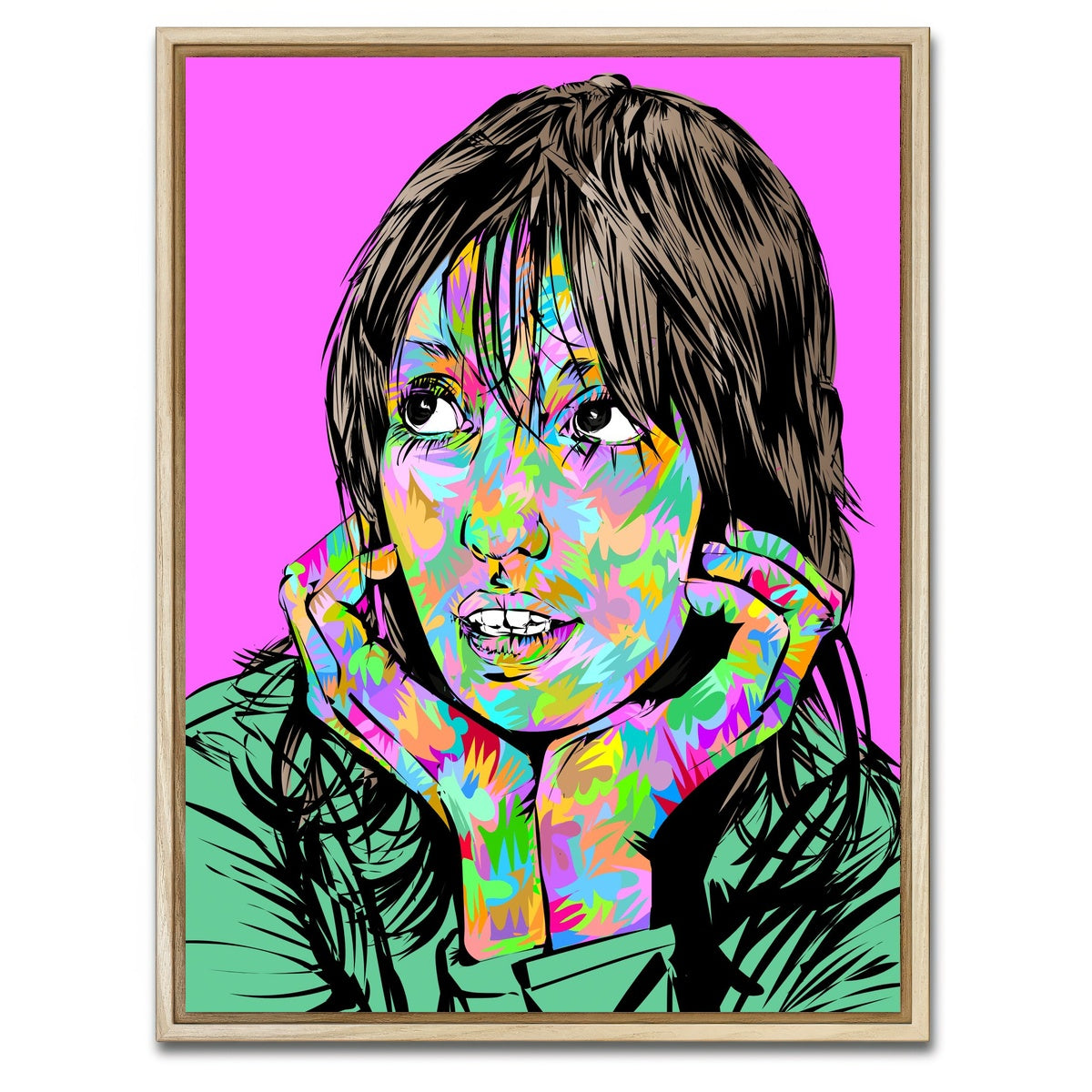 AUTO-MOCKUP WHITE | shelley duvall | 1 Piece | Natural Framed Canvas | group=3x4