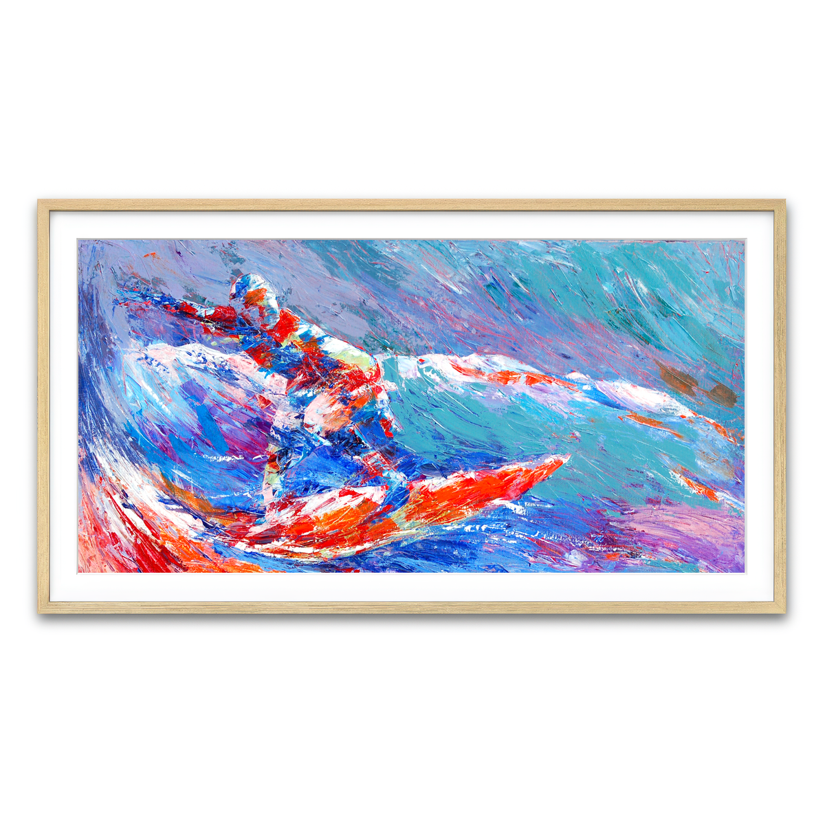 Framed Print 2x1 Natural