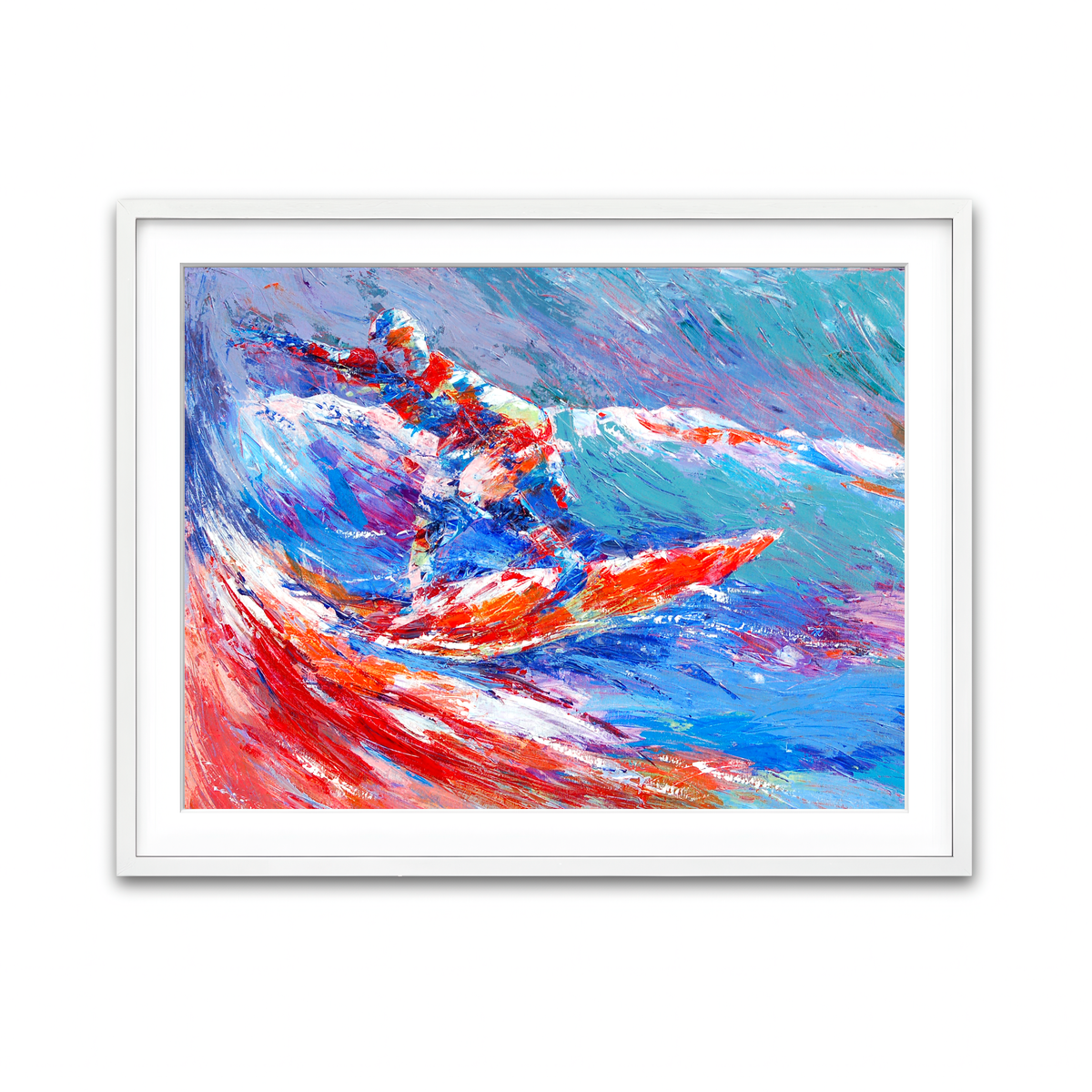 Framed Print 4x3 White