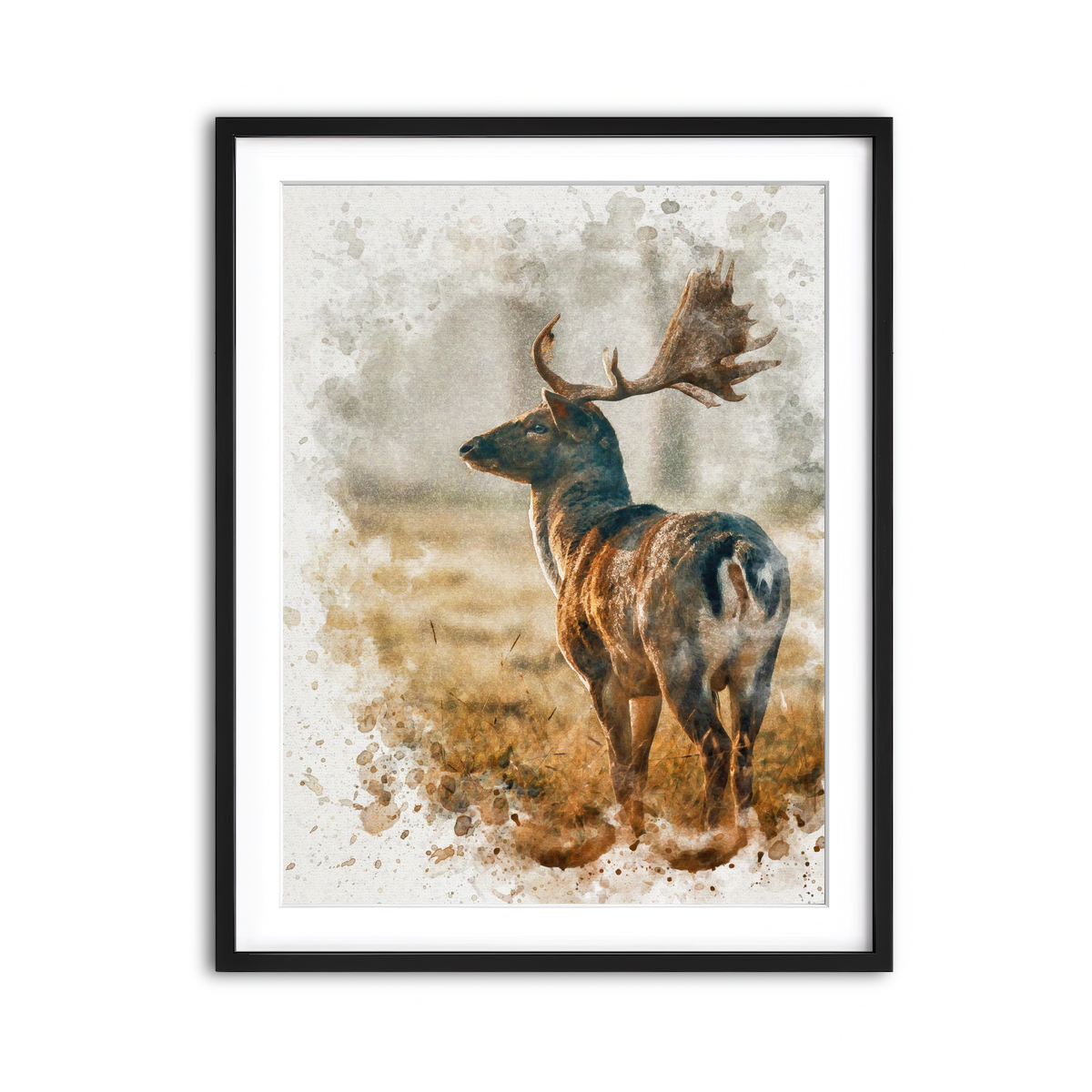 Framed Print 3x4 Black