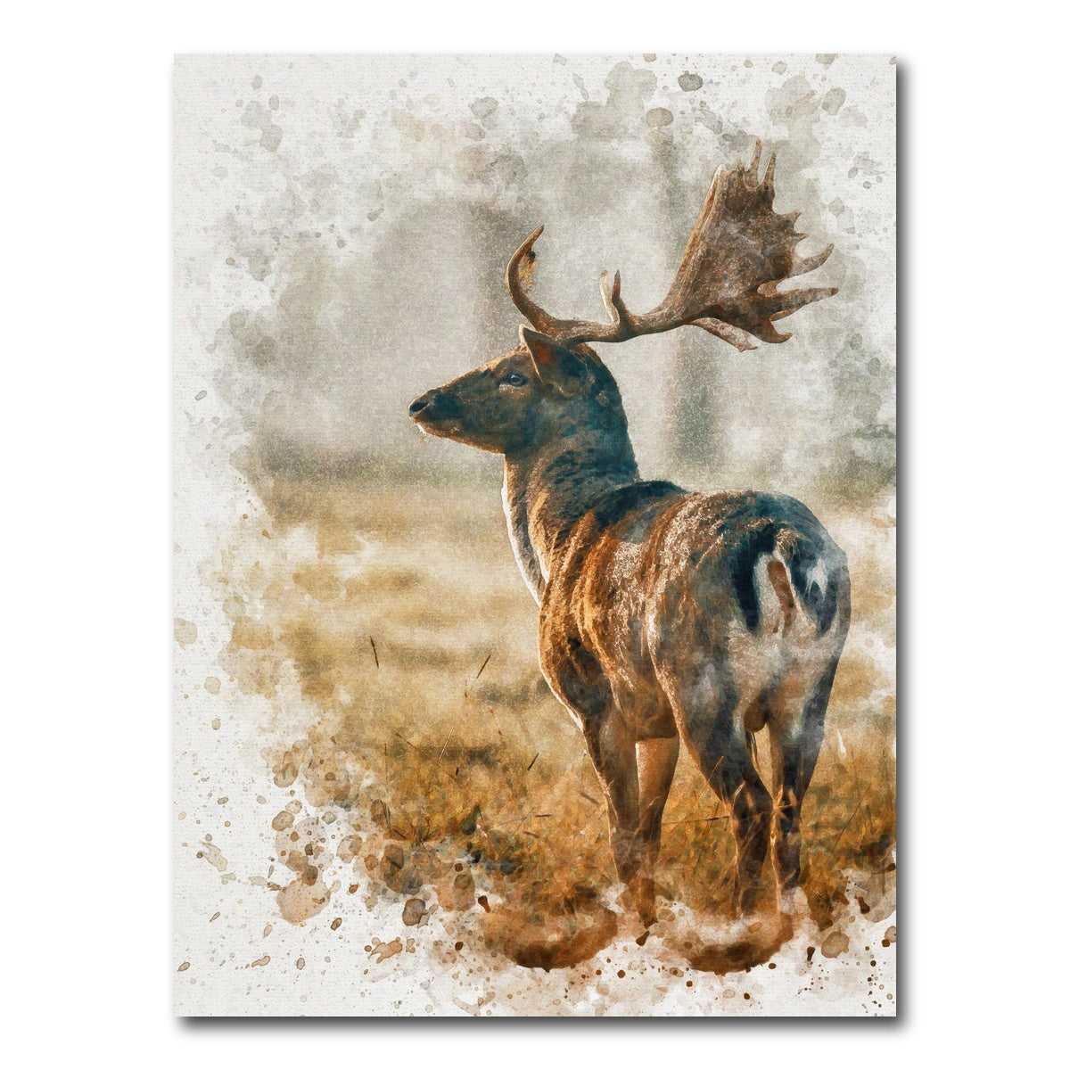 AUTO-MOCKUP WHITE | silent observer | 1 Piece | Gallery Wrap Canvas | group=3x4