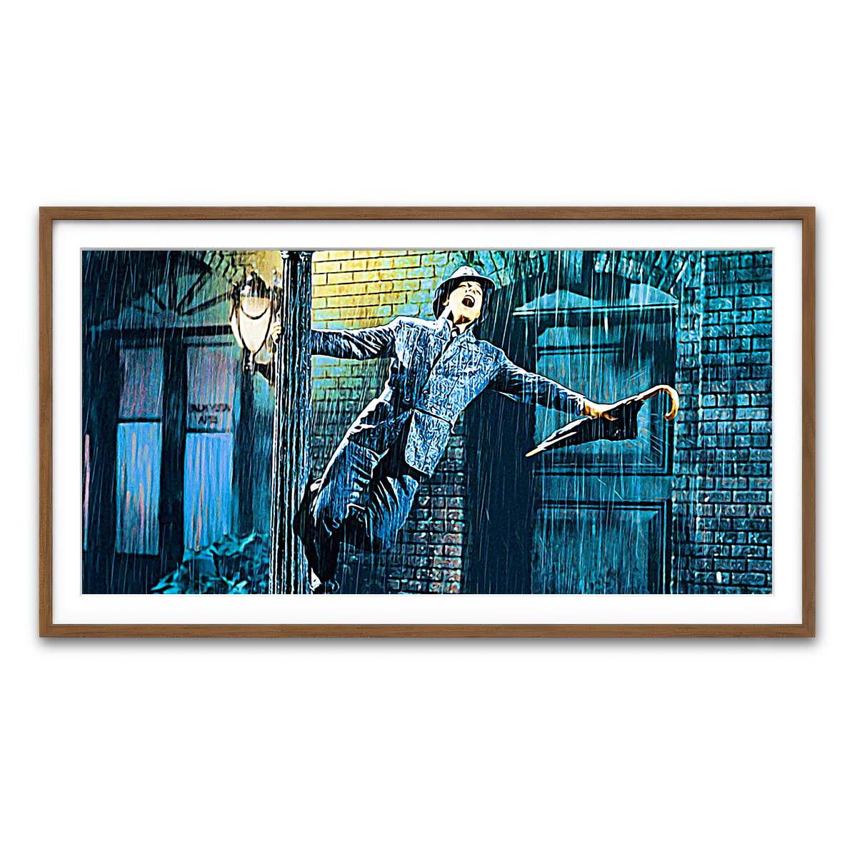 Framed Print 2x1 Walnut