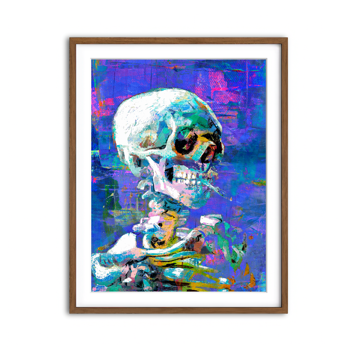 Framed Print 3x4 Walnut