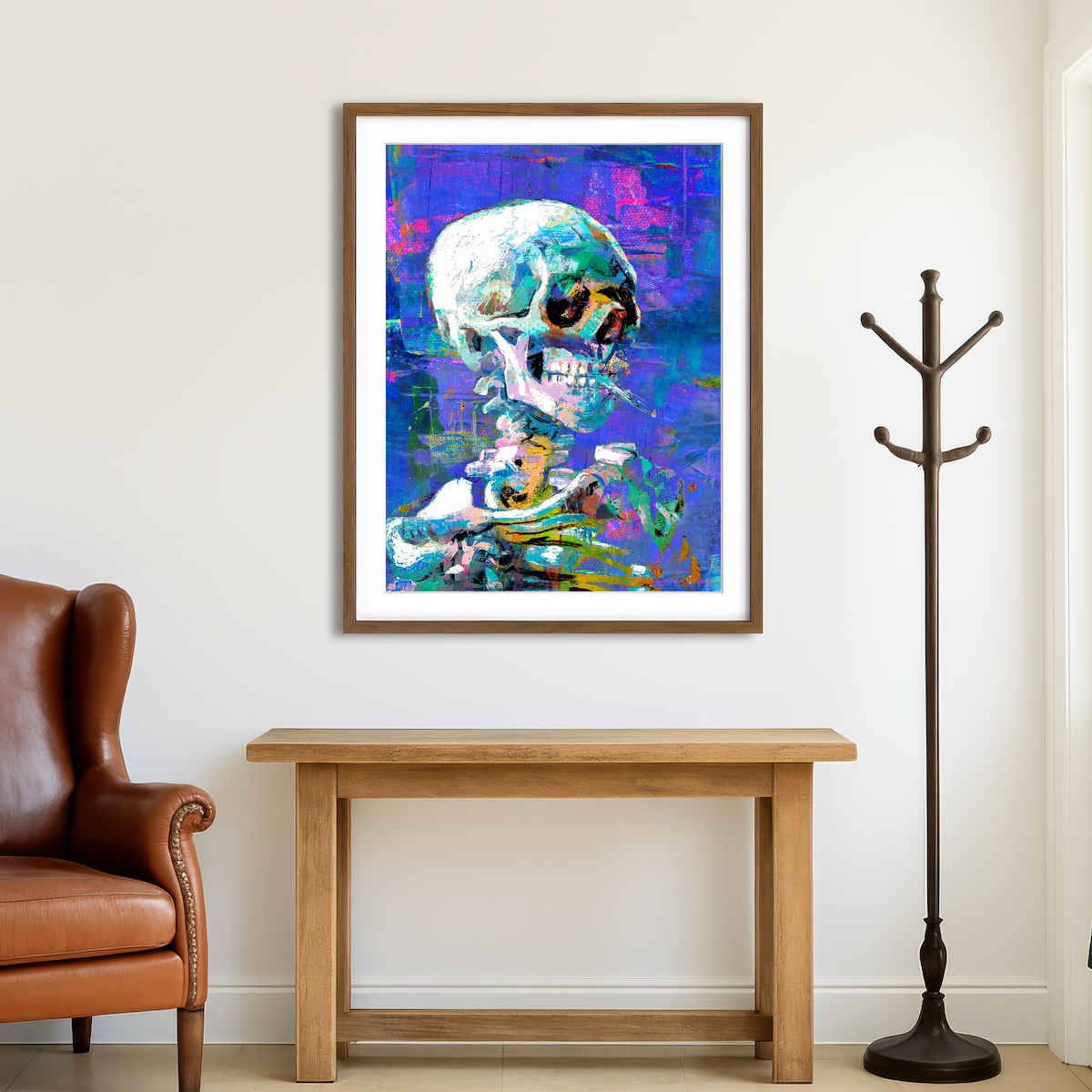 AUTO-MOCKUP ROOM | Skull 2 Wall Art