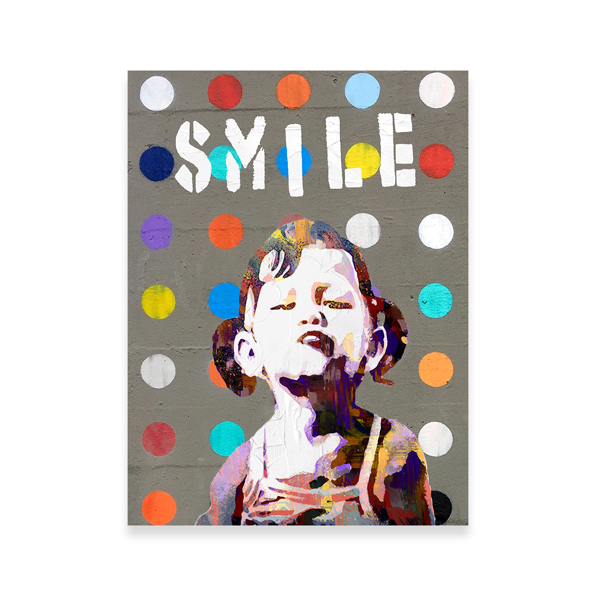 Smile Girl Wall Art
