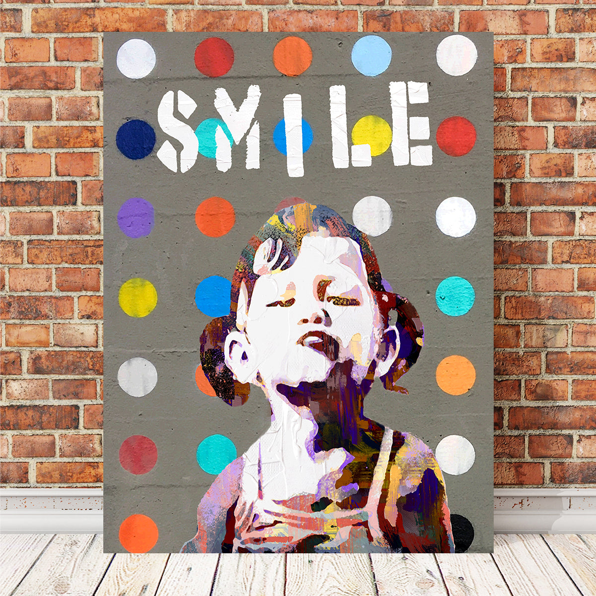 Smile Girl Wall Art