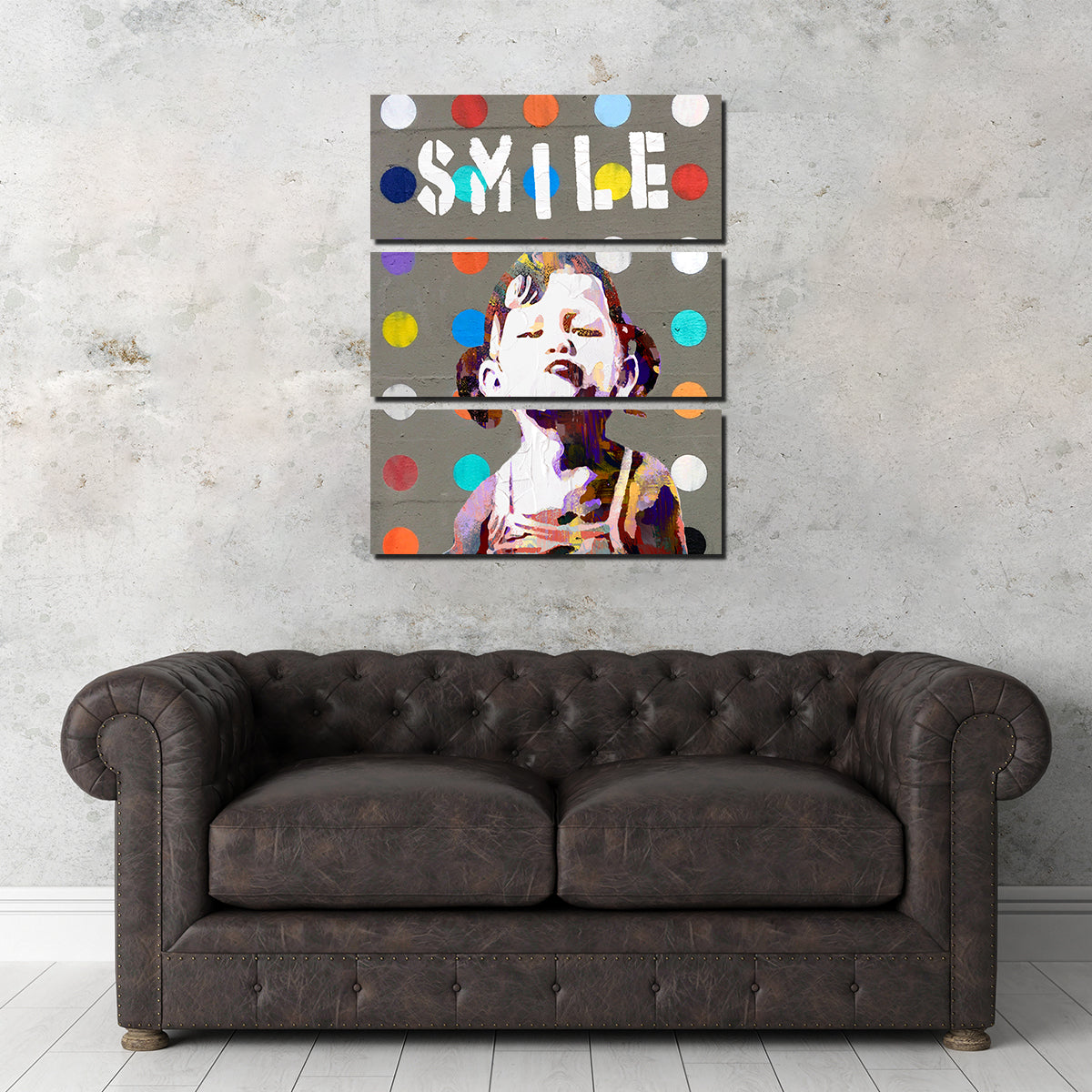 Smile Girl Wall Art