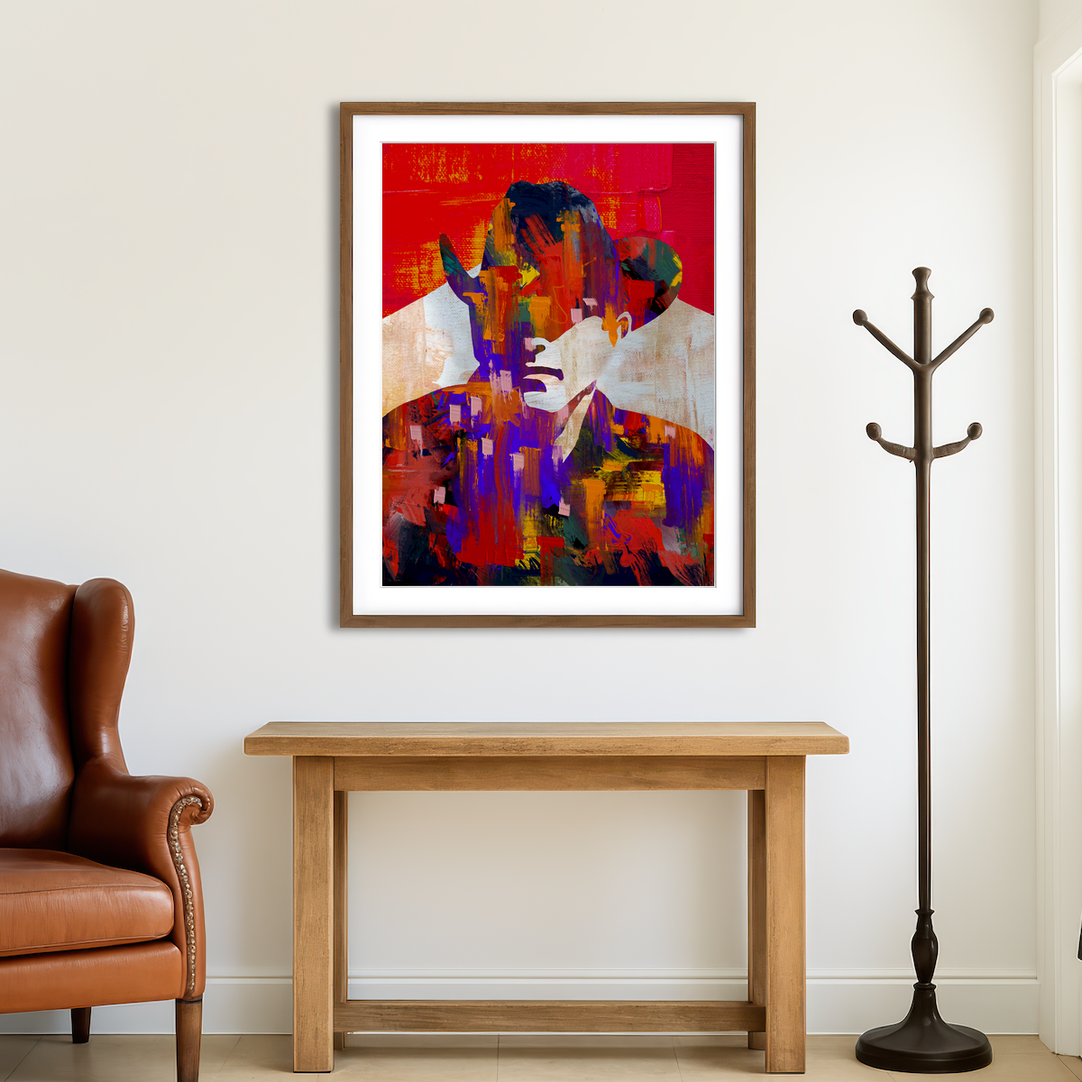 AUTO-MOCKUP ROOM | Smoker Man Wall Art