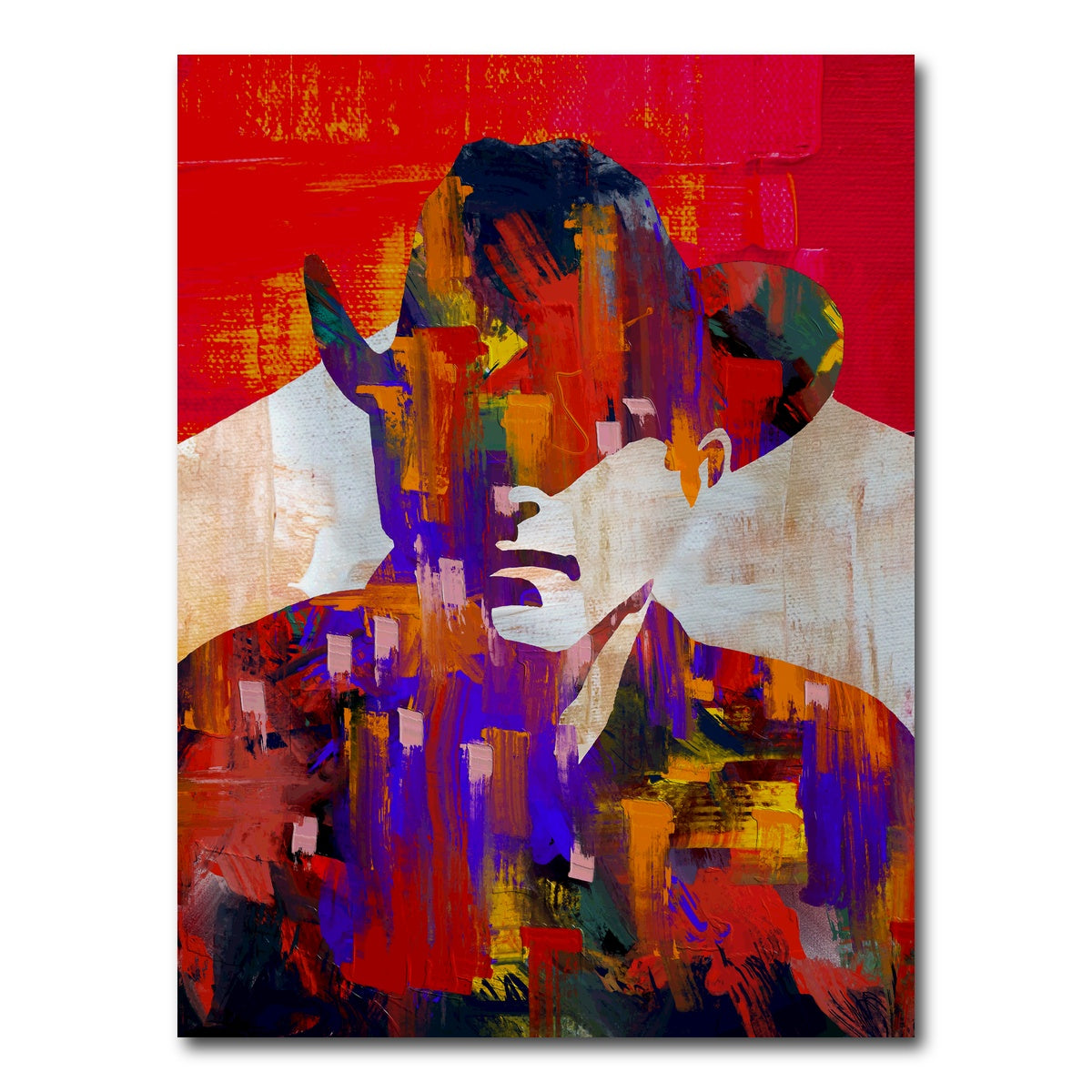 AUTO-MOCKUP WHITE | smoker man | 1 Piece | Gallery Wrap Canvas | group=3x4