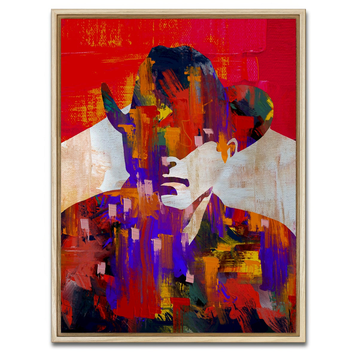 AUTO-MOCKUP WHITE | smoker man | 1 Piece | Natural Framed Canvas | group=3x4